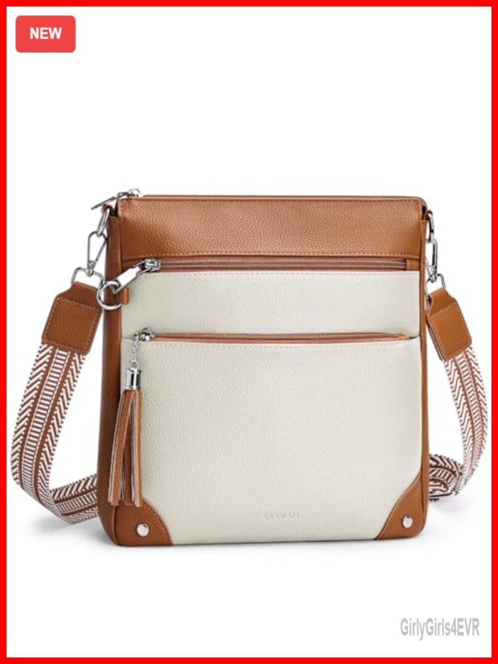 Anti Theft Crossbody Purse with RFID Blocking Vegan Leather Shoulder Bag